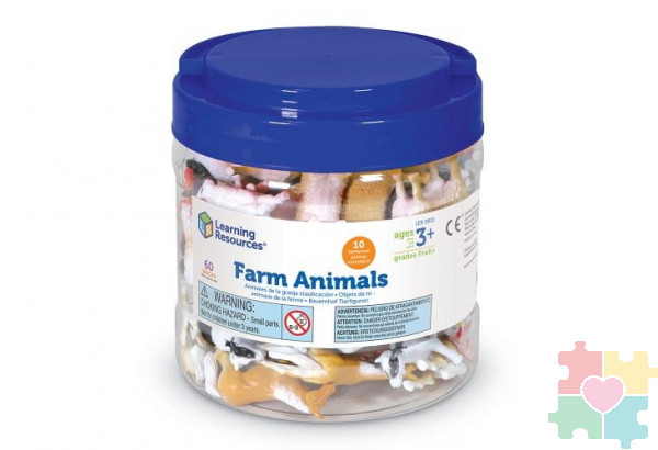 Развивающая игрушка "Фигурки для счета. Ферма"  (60 элементов)