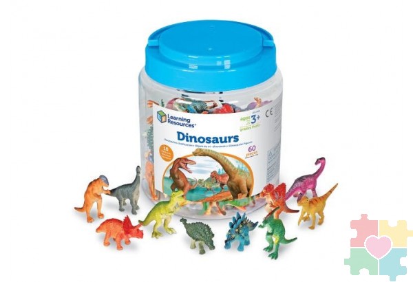 Развивающая игрушка "Фигурки для счета. Динозавры" (60 элементов)