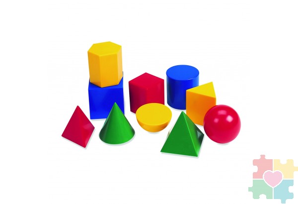 Развивающая игрушка "Геометрические тела" (10 элементов)