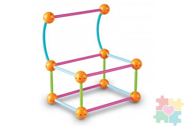 Развивающая игрушка "Погружение в геометрию с карточками"  (114 элементов с карточками)