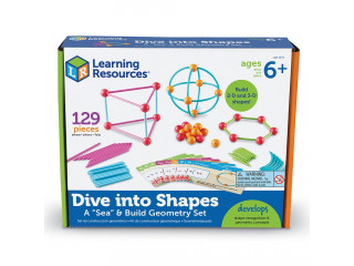 Развивающая игрушка "Погружение в геометрию с карточками"  (114 элементов с карточками)