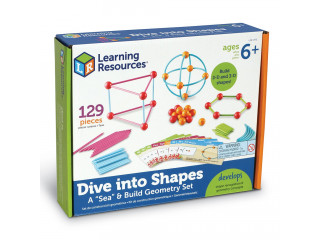 Развивающая игрушка "Погружение в геометрию с карточками"  (114 элементов с карточками)