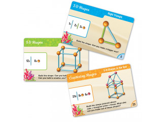 Развивающая игрушка "Погружение в геометрию с карточками"  (114 элементов с карточками)
