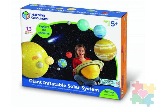 Развивающая игрушка "Планеты солнечной Системы (надувная, 12 элементов)