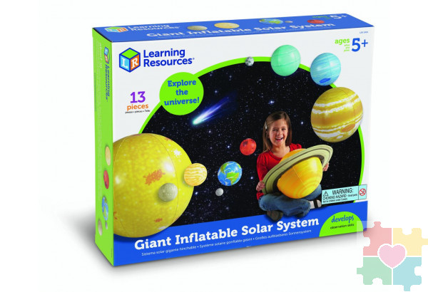 Развивающая игрушка "Планеты солнечной Системы (надувная, 12 элементов)