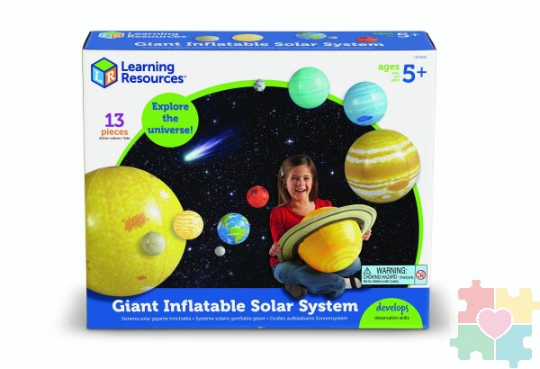 Развивающая игрушка "Планеты солнечной Системы (надувная, 12 элементов)