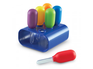 Развивающая игрушка "Моя первая лаборатория. Пипетки с подставкой"  (6 элементов)