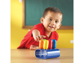 Развивающая игрушка "Моя первая лаборатория. Пипетки с подставкой"  (6 элементов)