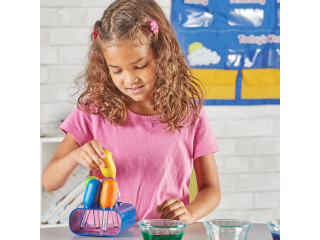 Развивающая игрушка "Моя первая лаборатория. Пипетки с подставкой"  (6 элементов)