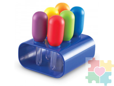 Развивающая игрушка "Моя первая лаборатория. Пипетки с подставкой"  (6 элементов)