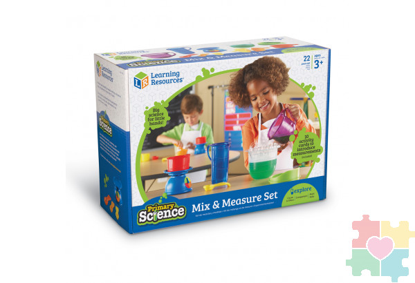 Развивающая игрушка "Моя первая лаборатория.Смешиваем и измеряем"  (22 элемента)