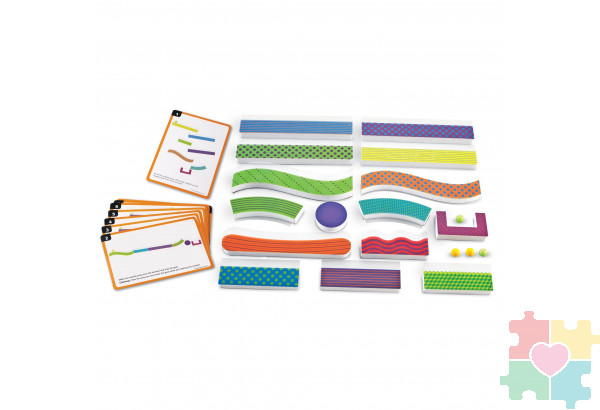 "Магнитный конструктор Дорожка для шариков марблс" (29 элементов)