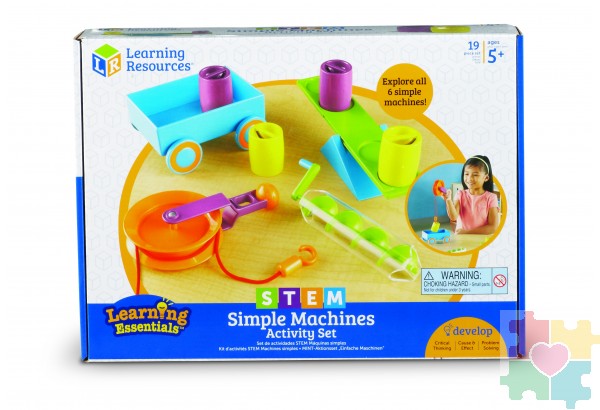Развивающая игрушка "Простые механизмы. СТЕМ"   (19 элементов)