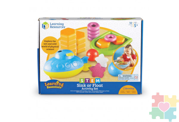 Развивающая игрушка "Плавание или погружение" (32 элемента)