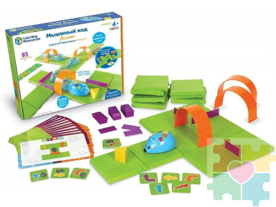 Развивающая игрушка "Мышиный код Делюкс. Основы программирования"  (83 элемента)