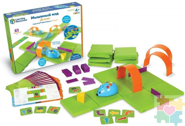 Развивающая игрушка "Мышиный код Делюкс. Основы программирования"  (83 элемента)