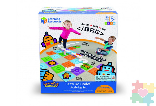 Развивающая игрушка "Найди код"  (напольная, 50 элементов)