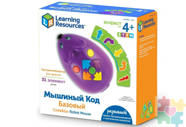 Развивающая игрушка "Мышиный код Базовый. Основы программирования"  (31 элемент)