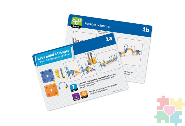 Конструктор "Инженеры будущего", с карточками  (100 элементов)