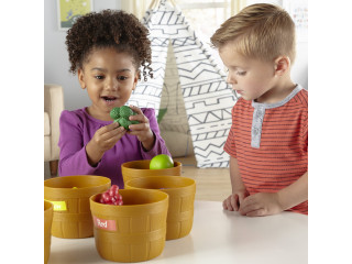 Развивающая игрушка «Овощи и фрукты. Большая сортировка» (30 элементов)