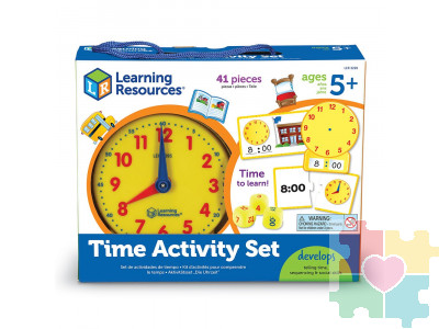 Развивающая игрушка "Учимся определять время"  (41 элемент)