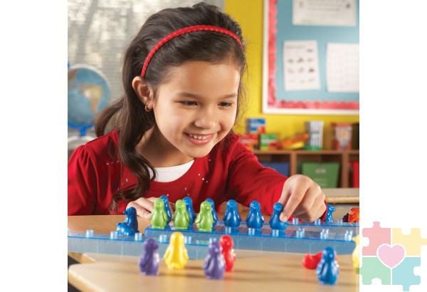 Развивающая игрушка  "Пингвины на льдине" (110 элементов)