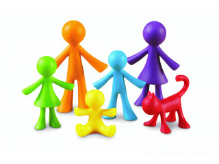 Развивающая игрушка "Фигурки Моя семья" (72 элемента)