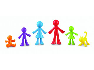 Развивающая игрушка "Фигурки Моя семья" (72 элемента)