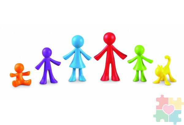 Развивающая игрушка "Фигурки Моя семья" (72 элемента)