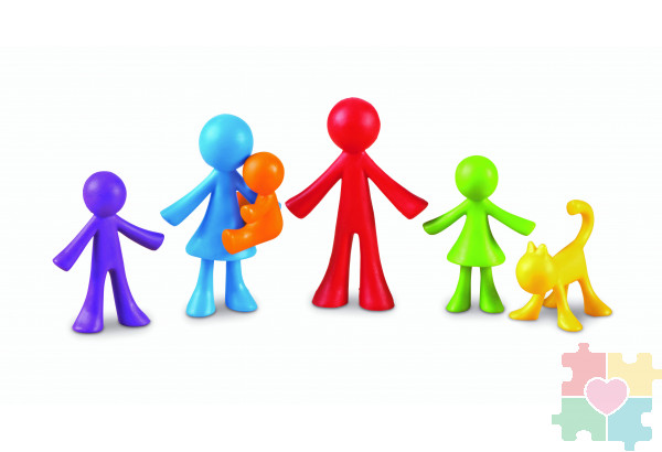 Развивающая игрушка "Фигурки Моя семья" (72 элемента)