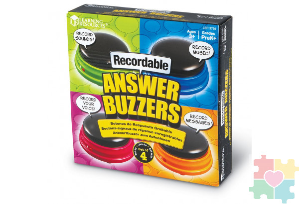 Гигантские кнопки "Запиши свой звук" (4 элемента)