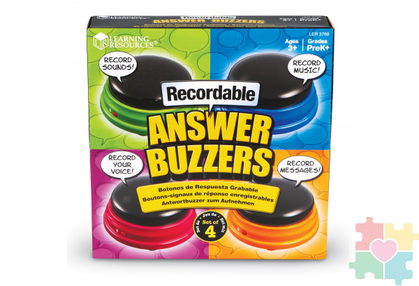 Гигантские кнопки "Запиши свой звук" (4 элемента)