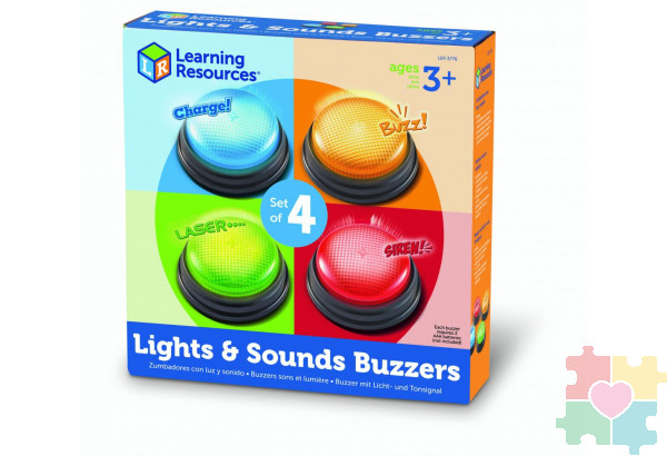 Гигантские кнопки "Свет и звук" (4 элемента)