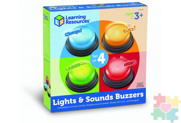 Гигантские кнопки "Свет и звук" (4 элемента)