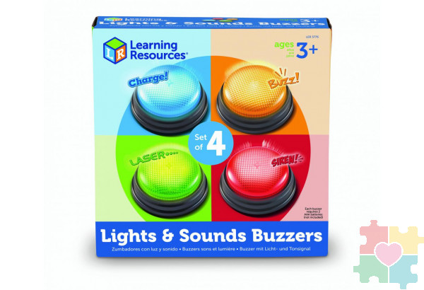 Гигантские кнопки "Свет и звук" (4 элемента)