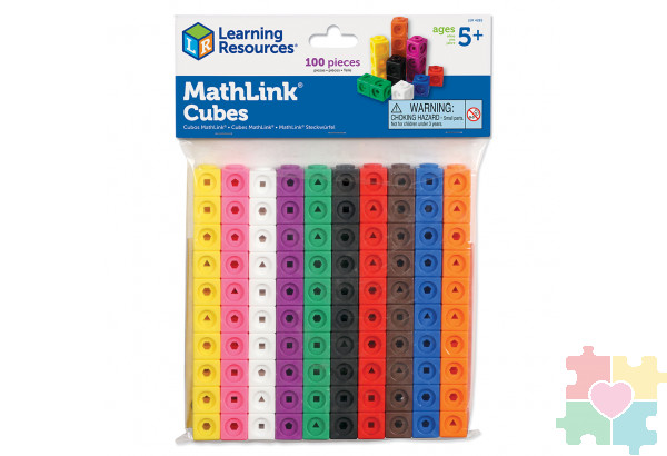 "Соединяющиеся кубики.Математические связи"  (100 элементов)