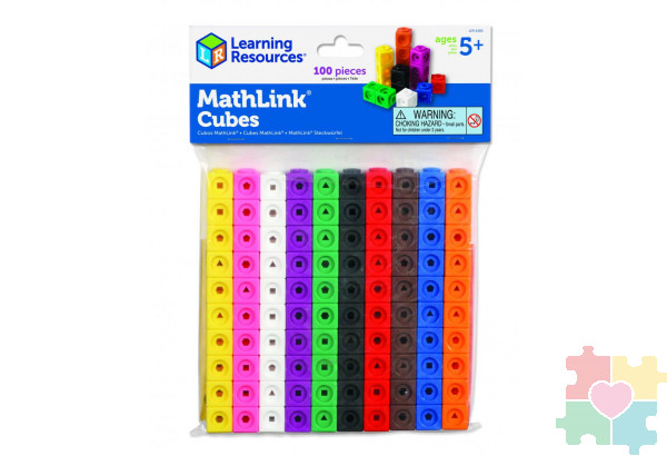 "Соединяющиеся кубики.Математические связи"  (100 элементов)