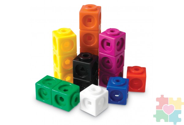 "Соединяющиеся кубики.Математические связи"  (100 элементов)