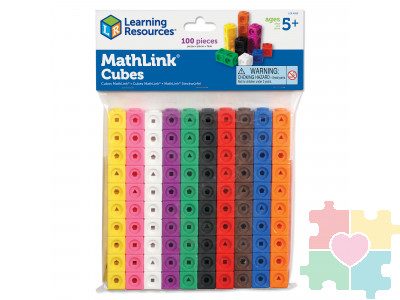 "Соединяющиеся кубики.Математические связи"  (100 элементов)