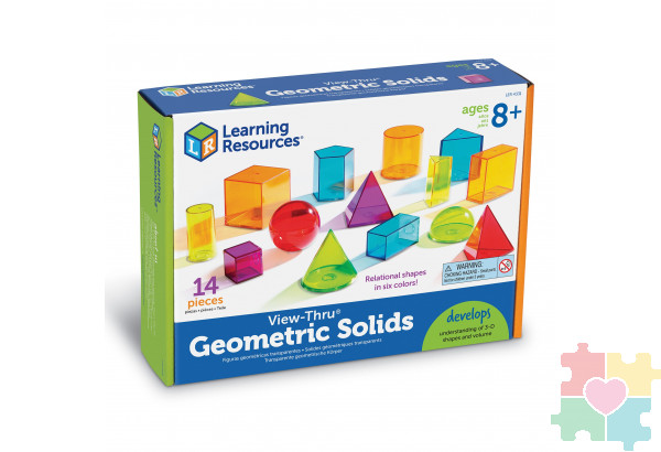 Развивающая игрушка  "Геометрические фигуры"  (14 элементов)