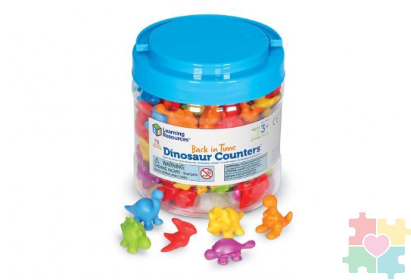 Развивающая игрушка "Фигурки Динозавров"  (72 элемента)