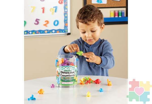 Развивающая игрушка "Фигурки Динозавров"  (72 элемента)