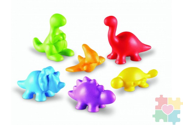 Развивающая игрушка "Фигурки Динозавров"  (72 элемента)