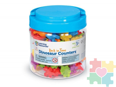 Развивающая игрушка "Фигурки Динозавров"  (72 элемента)