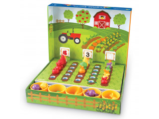 Развивающая игрушка "Выращиваем овощи"  (46 элементов)