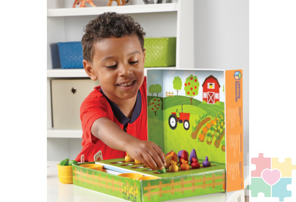 Развивающая игрушка "Выращиваем овощи"  (46 элементов)