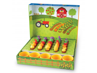 Развивающая игрушка "Выращиваем овощи"  (46 элементов)