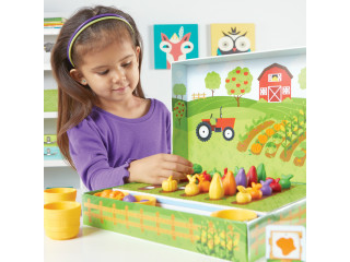 Развивающая игрушка "Выращиваем овощи"  (46 элементов)