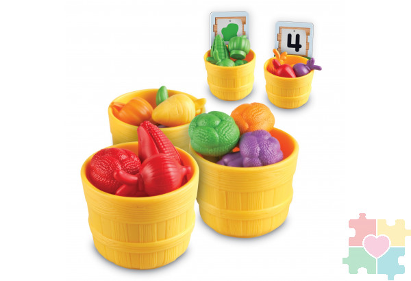 Развивающая игрушка "Выращиваем овощи"  (46 элементов)