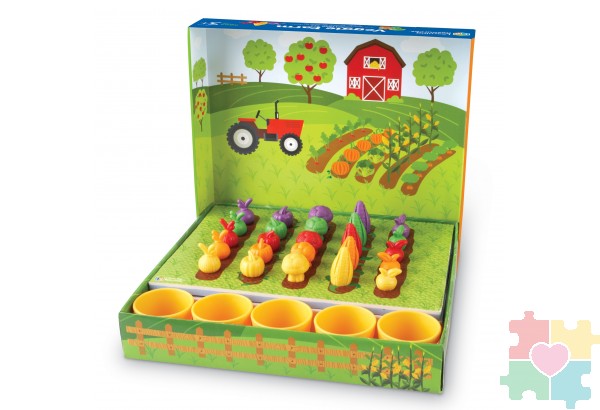 Развивающая игрушка "Выращиваем овощи"  (46 элементов)